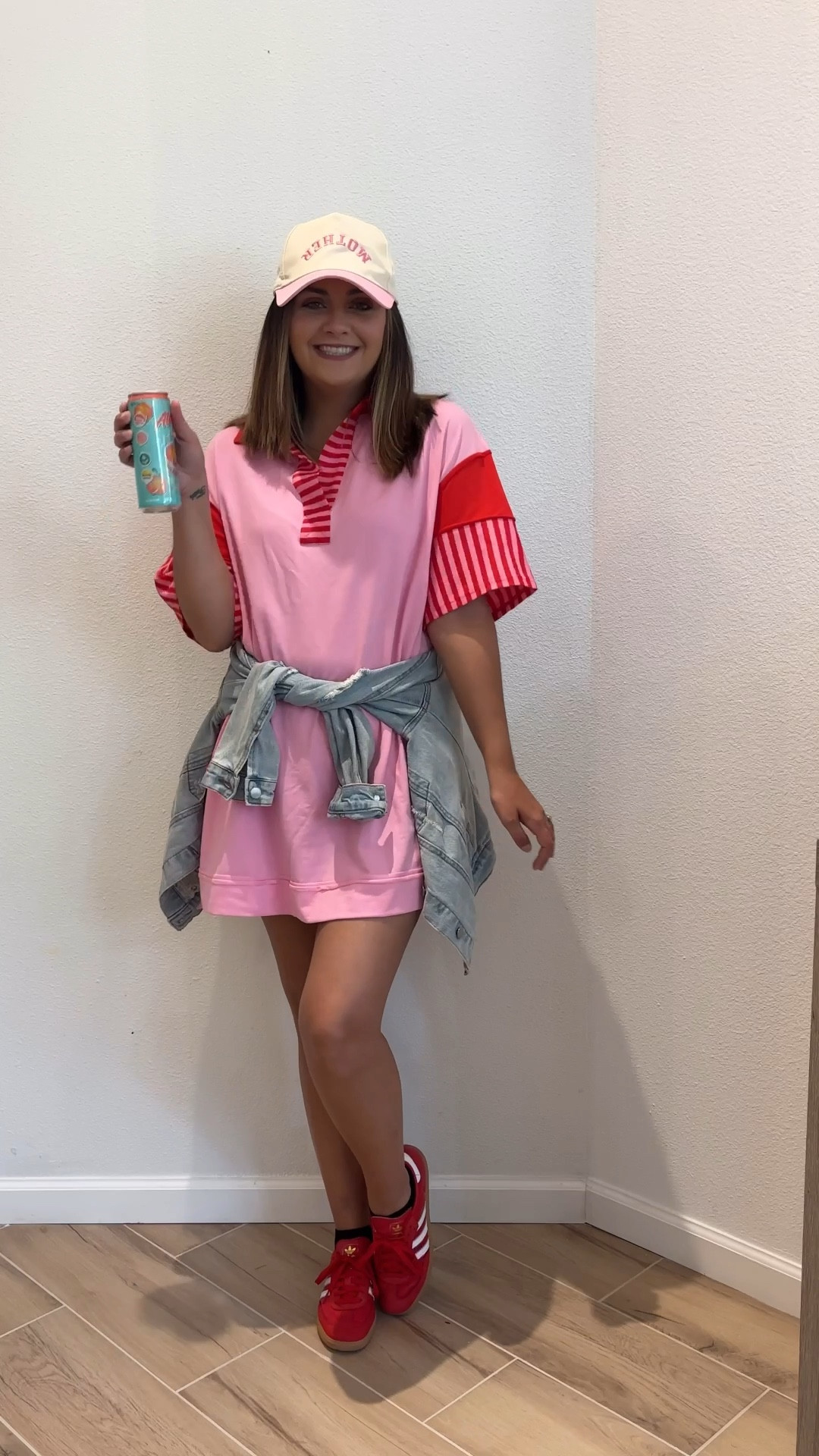 Pink fall dress 

#LTKMidsize #LTKShoeCrush #LTKFindsUnder100