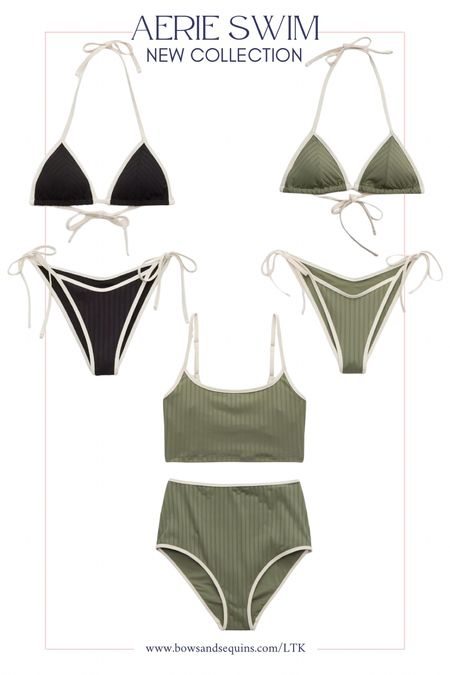 AERIE Swim on SALE! Starts today exclusively in the LTK App. 

Obsessed with these retro ribbed bikinis! 👙

#LTKfindsunder50 #LTKSpringSale #LTKswim