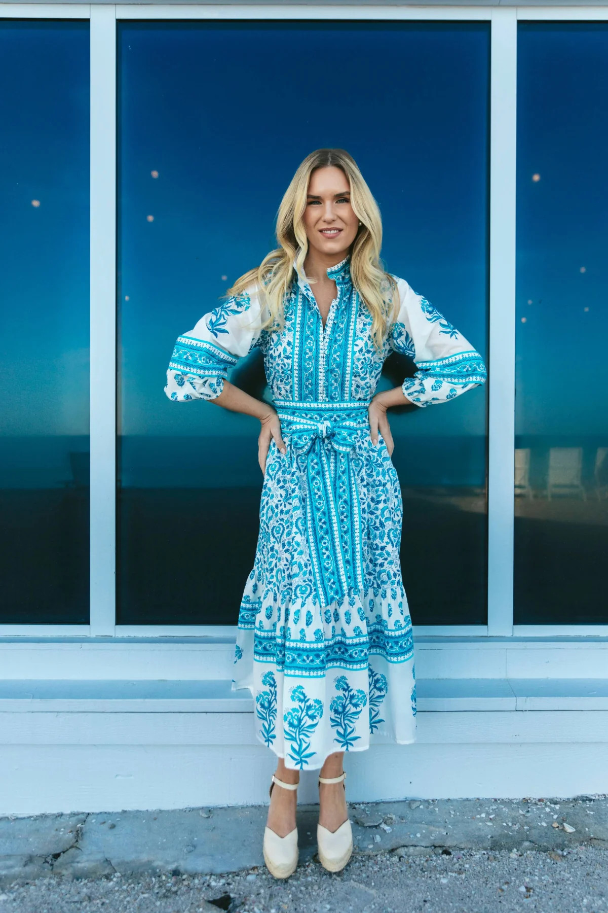 Sue Sartor Flounce™️ | Cerulean/Sea Larkspur | SUE SARTOR