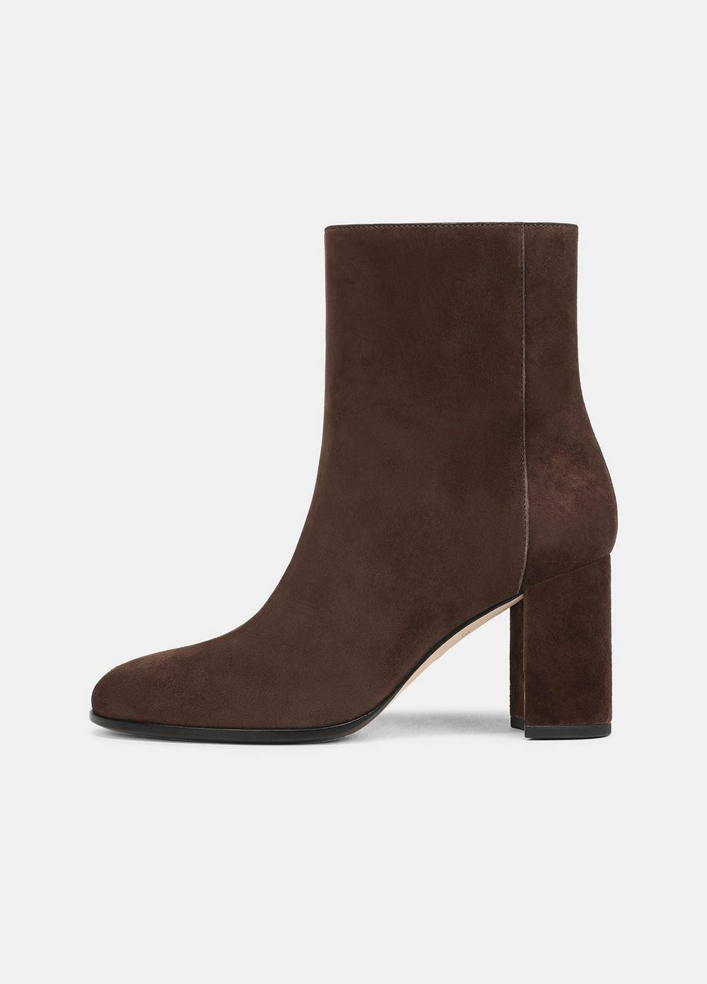 Women's Elora Suede Ankle Boot, Cacao Brown Suede, Size 5.5 Vince | Vince LLC