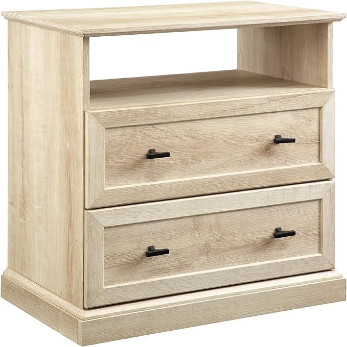 Walker Edison Traditional Classic 2-Drawer Nightstand Bedroom End Side Living Room Storage Small ... | Amazon (US)
