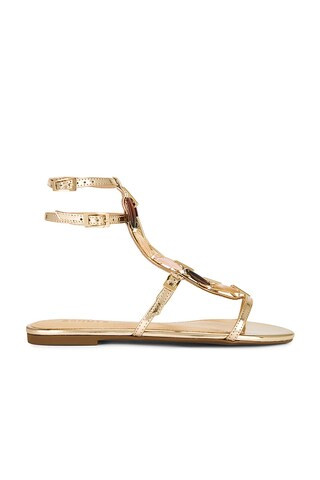 Lianna Sandal in Gold Vachetta | Revolve Clothing (Global)