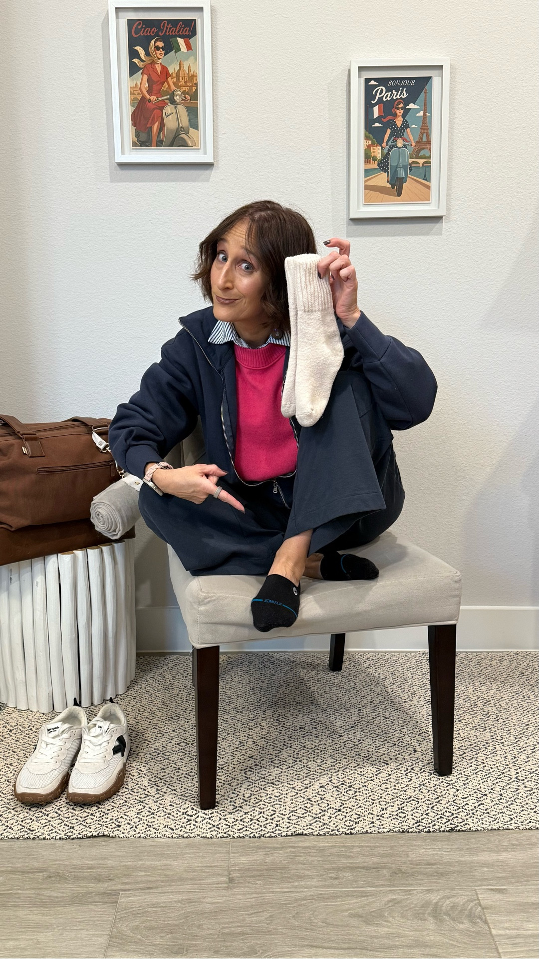 Wearing wide leg pants or jeans on travel day 

#LTKPetite #LTKTravel