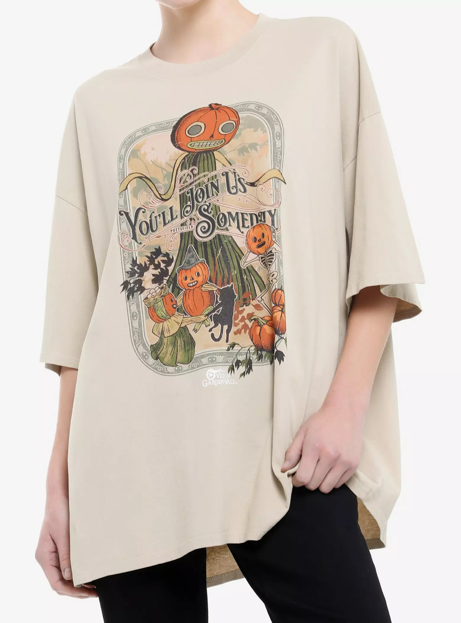 Over The Garden Wall Pottsfield Girls Extreme Oversized T-Shirt | Hot Topic