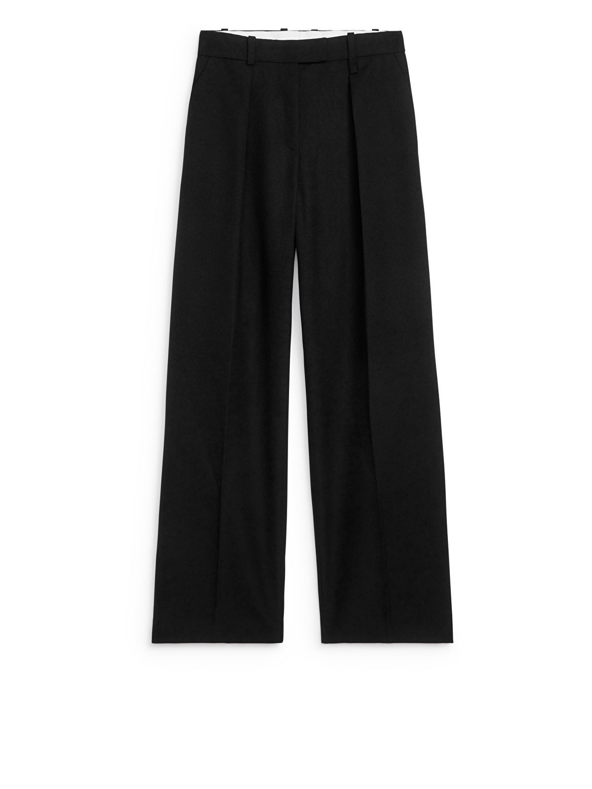 High-Waist Pleated Trousers | Arket UK