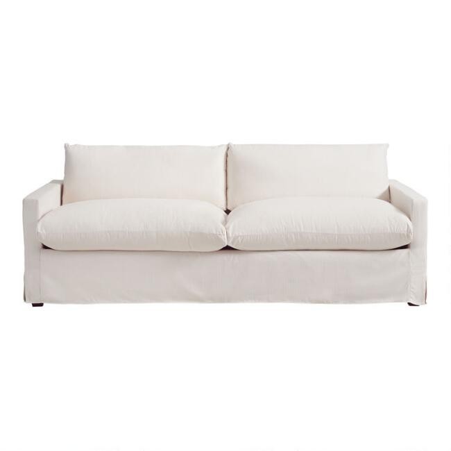 Ivory Feather Filled Brynn Sofa
							var ensTmplname="Ivory Feather Filled Brynn Sofa";
							... | World Market