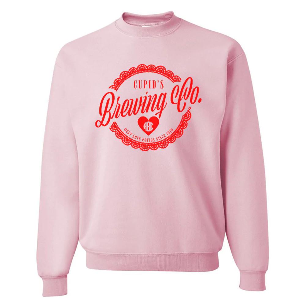 Monogrammed 'Cupid's Brewing Co.' Crewneck Sweatshirt | United Monograms