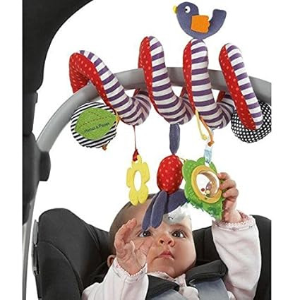 BeeSpring Kid Baby Crib Cot Pram Hanging Rattles Spiral Stroller Car Seat Toy | Amazon (US)