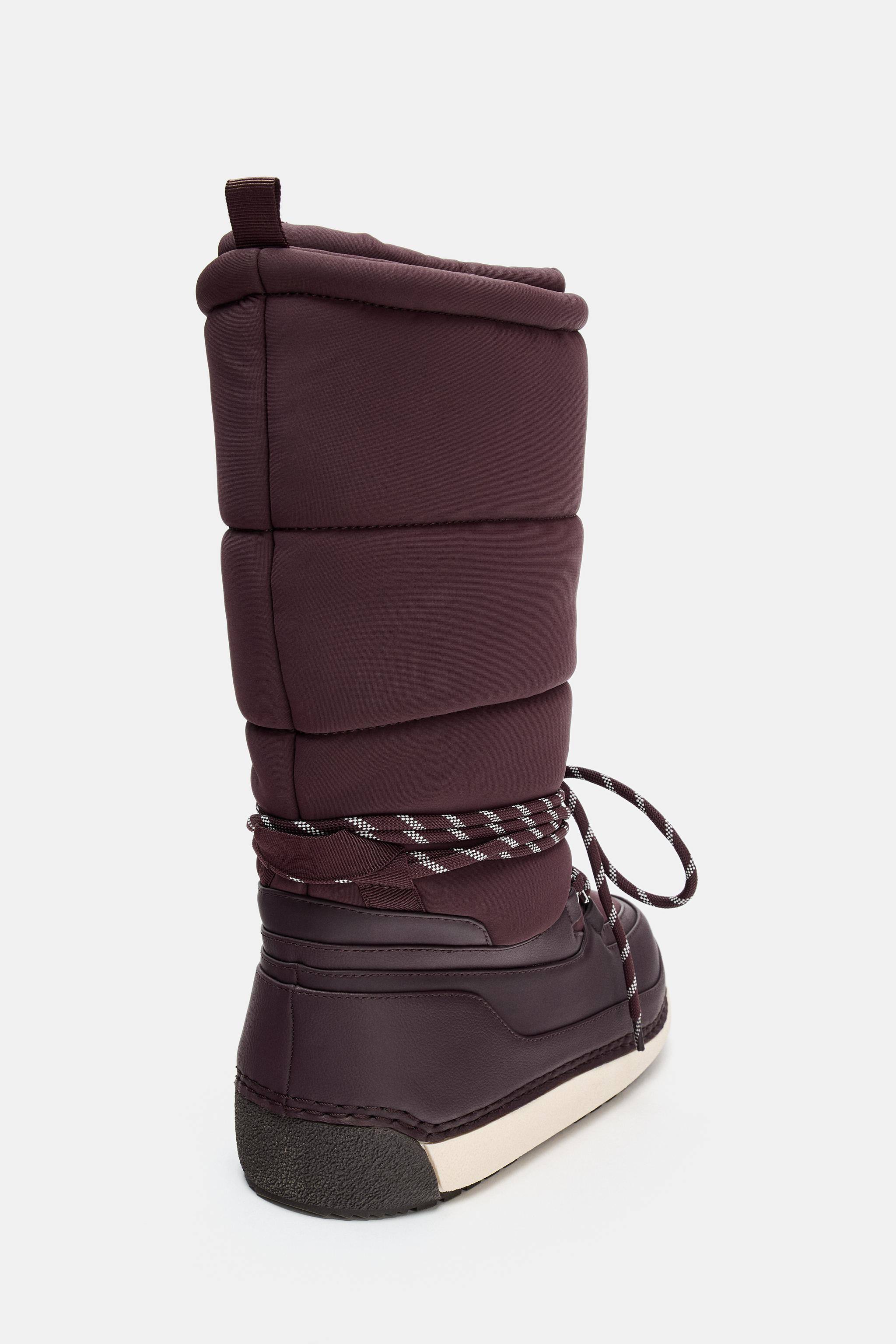 SKI COLLECTION LACE-UP ANKLE BOOTS | Zara UK