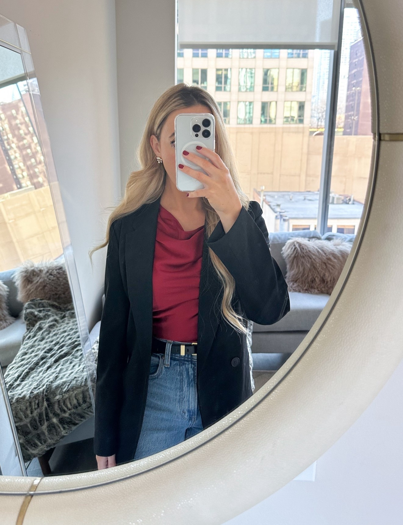 Office Holiday Party Outfit idea: keeping it festive yet still classy 

#LTKWorkwear #LTKHoliday #LTKootd