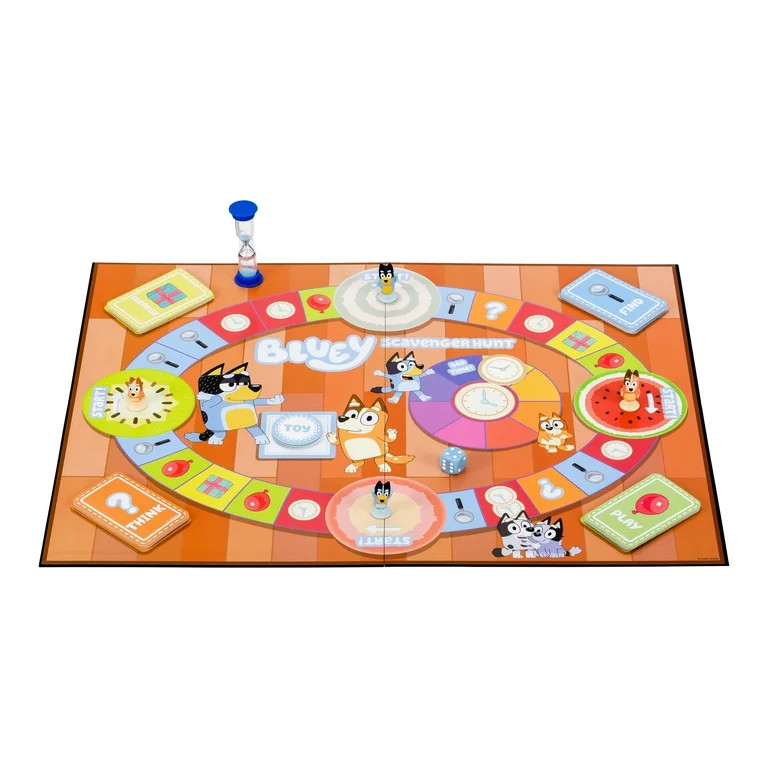 Bluey Scavenger Hunt Game, A Fun Board Game Full of Fun Activities, Ages 3+ | Walmart (US)