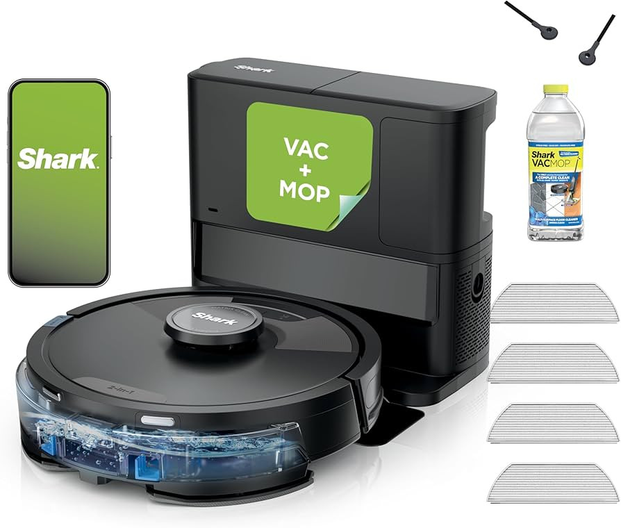 Shark Matrix Plus Robot Vacuum and Mop with Self-Empty HEPA Base, Sonic Mopping, Matrix Clean, Ho... | Amazon (US)