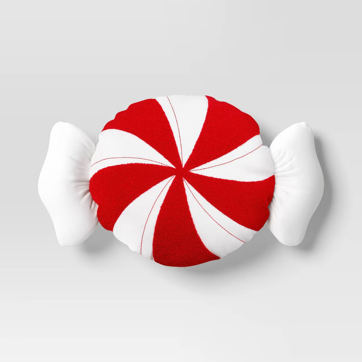 28" Christmas Peppermint Shaped Pillow Red/White - Wondershop™ | Target