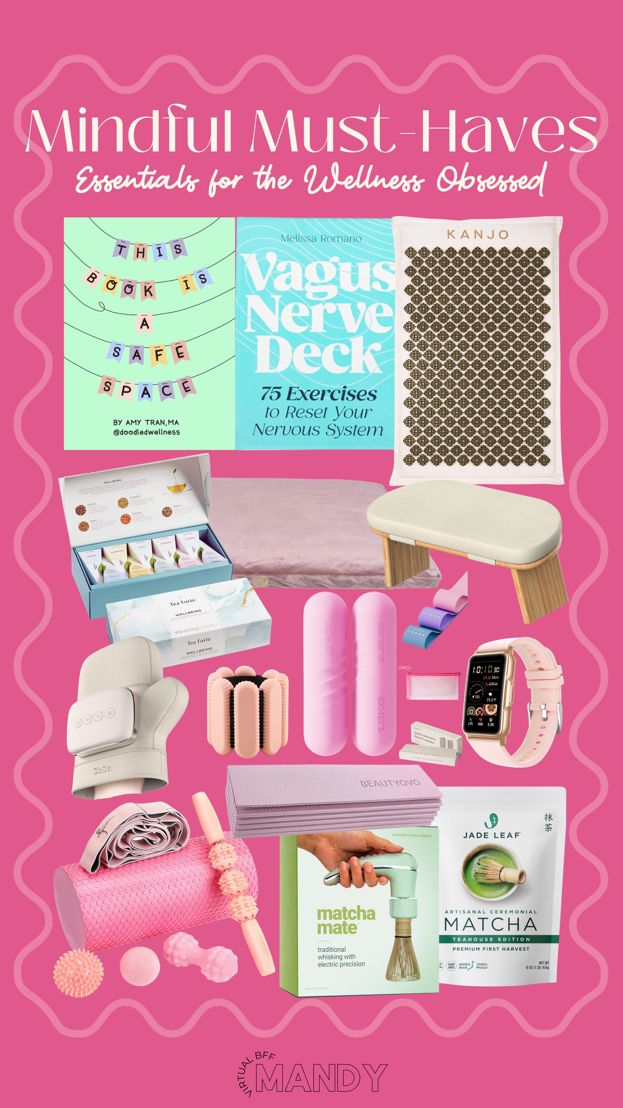 Essentials for the Wellness Obsessed! 

Holiday gift guide - gift inspo - wellness gifts - gifts for her - matcha - exercise - meditation - massager - fitness 

#LTKHoliday #LTKFitness #LTKGiftGuide