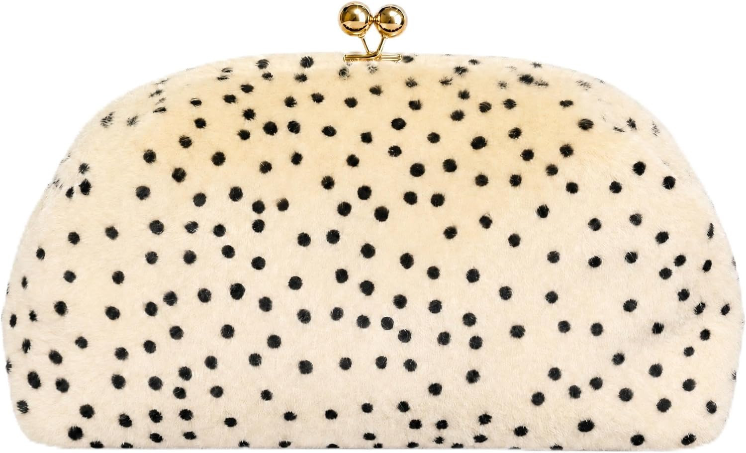 Polka Dot Clutch for Women,Kiss Lock Evening Bag | Amazon (US)