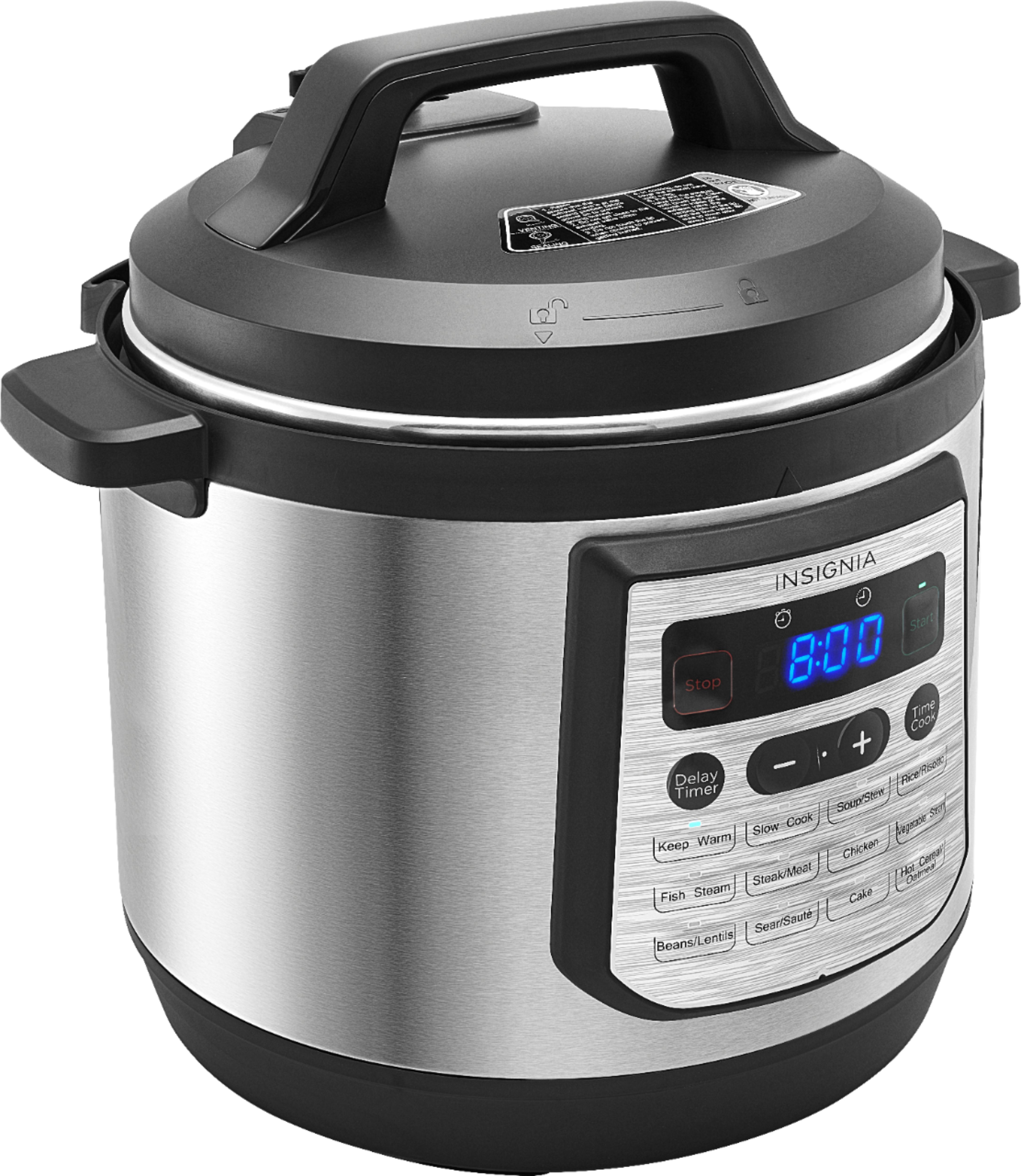 Insignia™ 8qt Digital Multi Cooker Stainless Steel NS-MC80SS9 - Best Buy | Best Buy U.S.