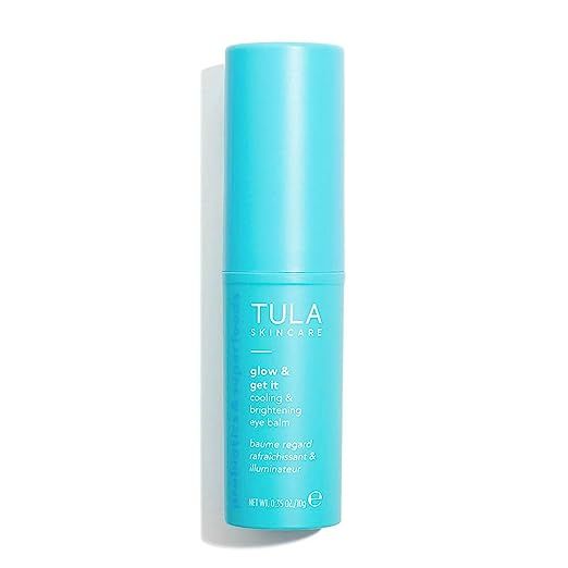 TULA Probiotic Skin Care Glow & Get It Cooling & Brightening Eye Balm | Dark Circle Under Eye Tre... | Amazon (US)