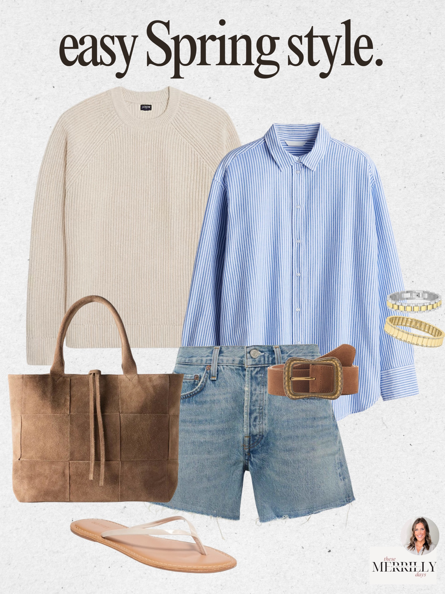 Love this easy, but elevated look for Spring! Drape the sweater over your shoulders for a classy chic vibe 

#LTKItBag #LTKStyleTip #LTKFindsUnder100