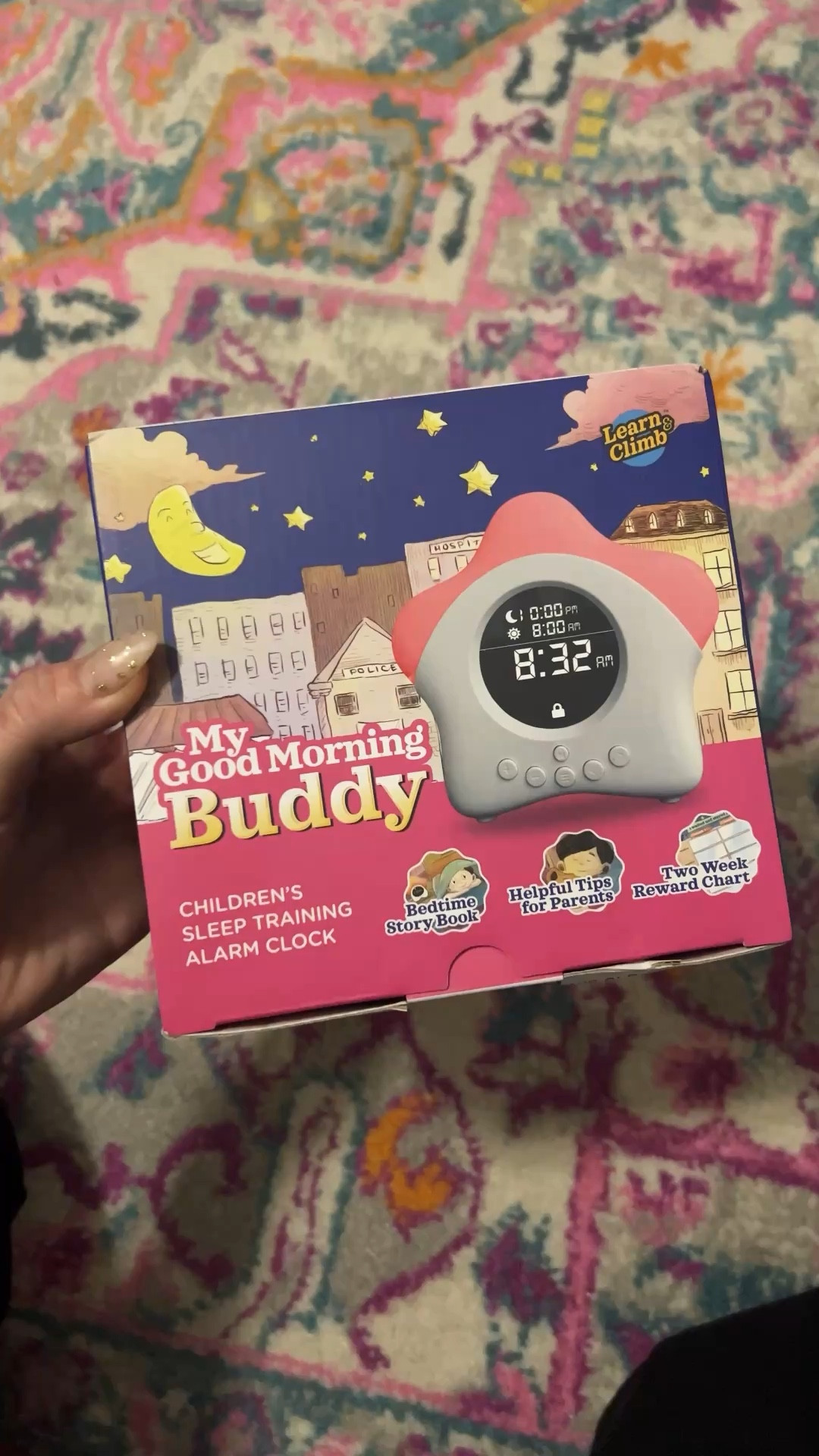 We got this for our youngest because she never knows what time it is and gets up at all hours of the night and wakes us up. This is really cool because it tells the child “stay in bed” (red light), “almost time to wake up” (yellow light) and “you can get out of bed” (green light). She is super excited about it and I love that it comes with a little success chart (which we also hung up in her room). 

#LTKHome #LTKGiftGuide #LTKKids