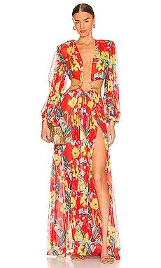 Bronx and Banco Flavia Maxi Dress in Red & Multi from Revolve.com | Revolve Clothing (Global)