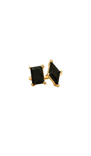Kelly Ring in Black & Gold | Revolve Clothing (Global)