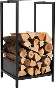 DOEWORKS Fireplace Log Rack 30 Inch Log Carrier Heavy Duty Firewood holder for Indoor/Outdoor Fir... | Amazon (US)