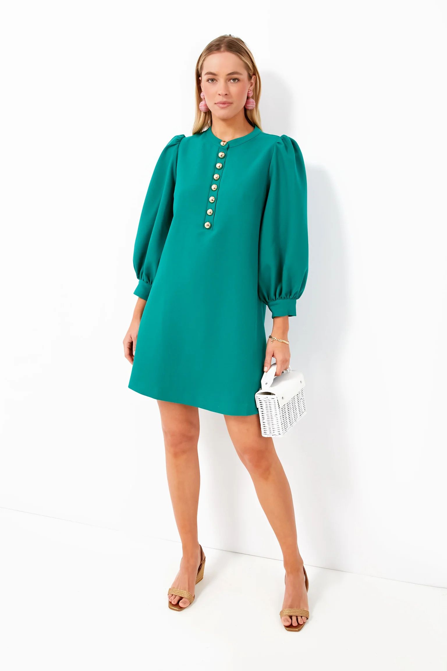 Verdant Green Samantha Mini Dress | Tuckernuck (US)
