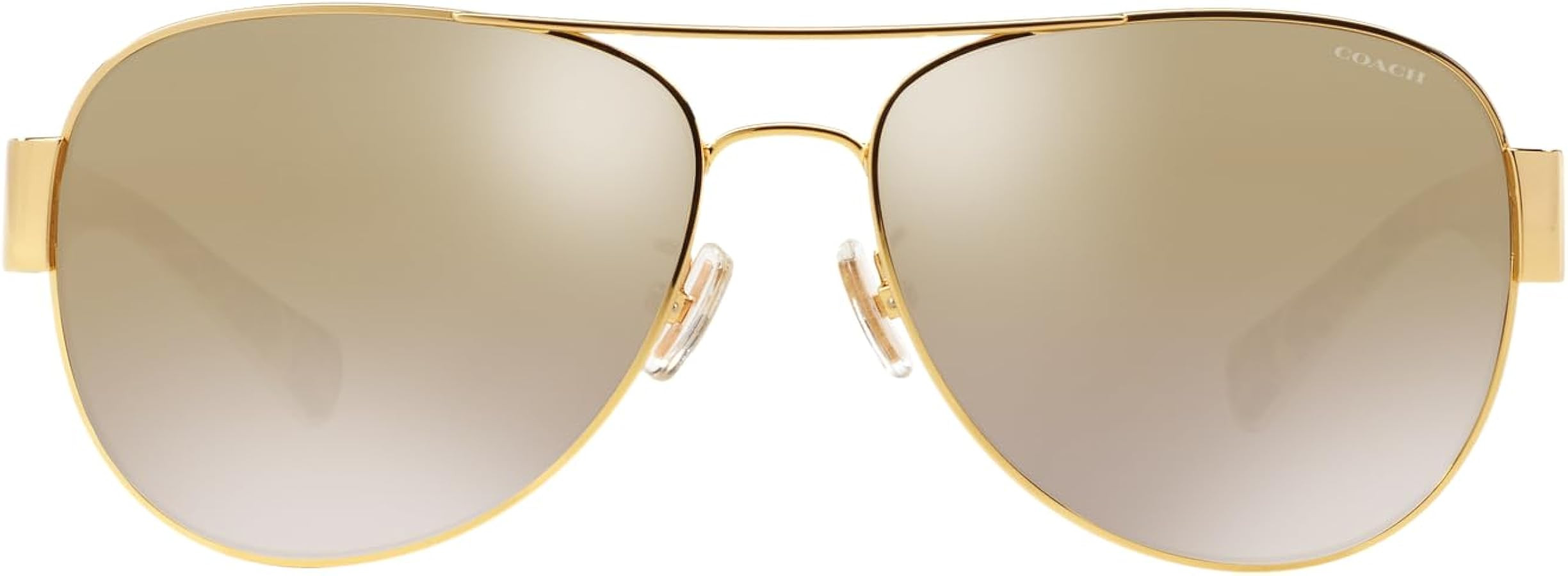 Coach womens Hc7059 Aviator Sunglasses | Amazon (US)