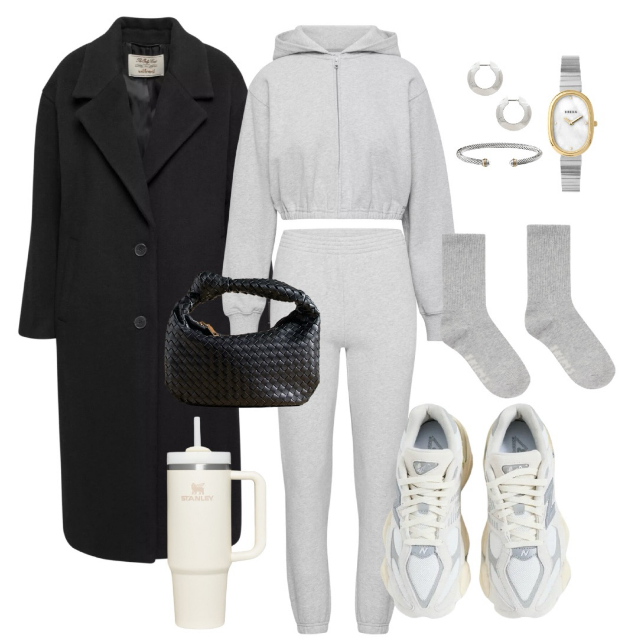 Running errands in style. Matching comfy set, Stanley and coat  

#LTKtravel #LTKSeasonal #LTKHoliday