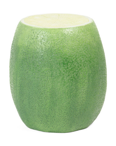 17in Lime Garden Stool | TJ Maxx