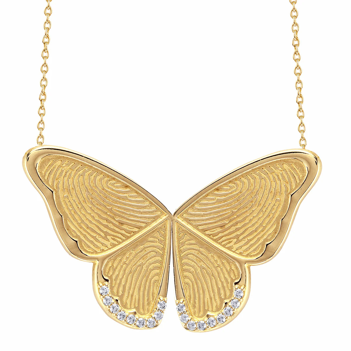 Butterfly Kisses | Love Talla Fingerprint Necklaces