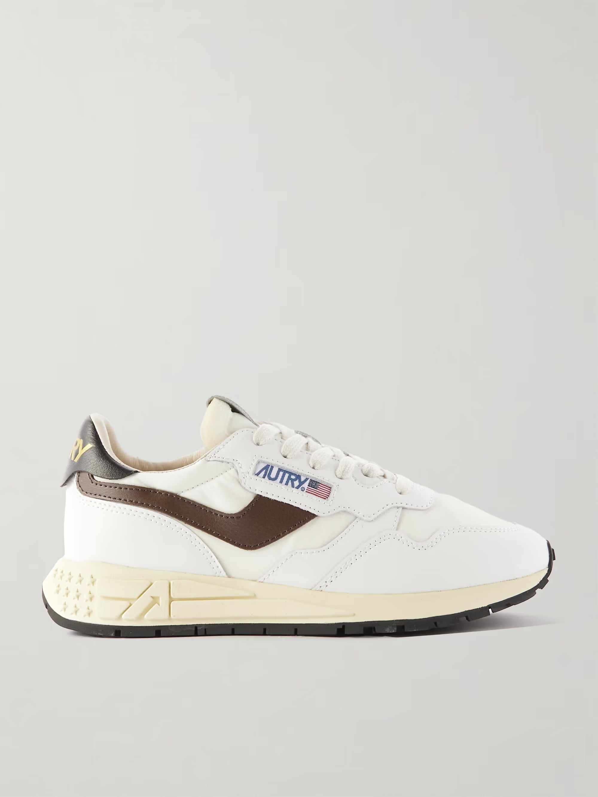 Reelwind Low leather and shell sneakers | NET-A-PORTER (US)