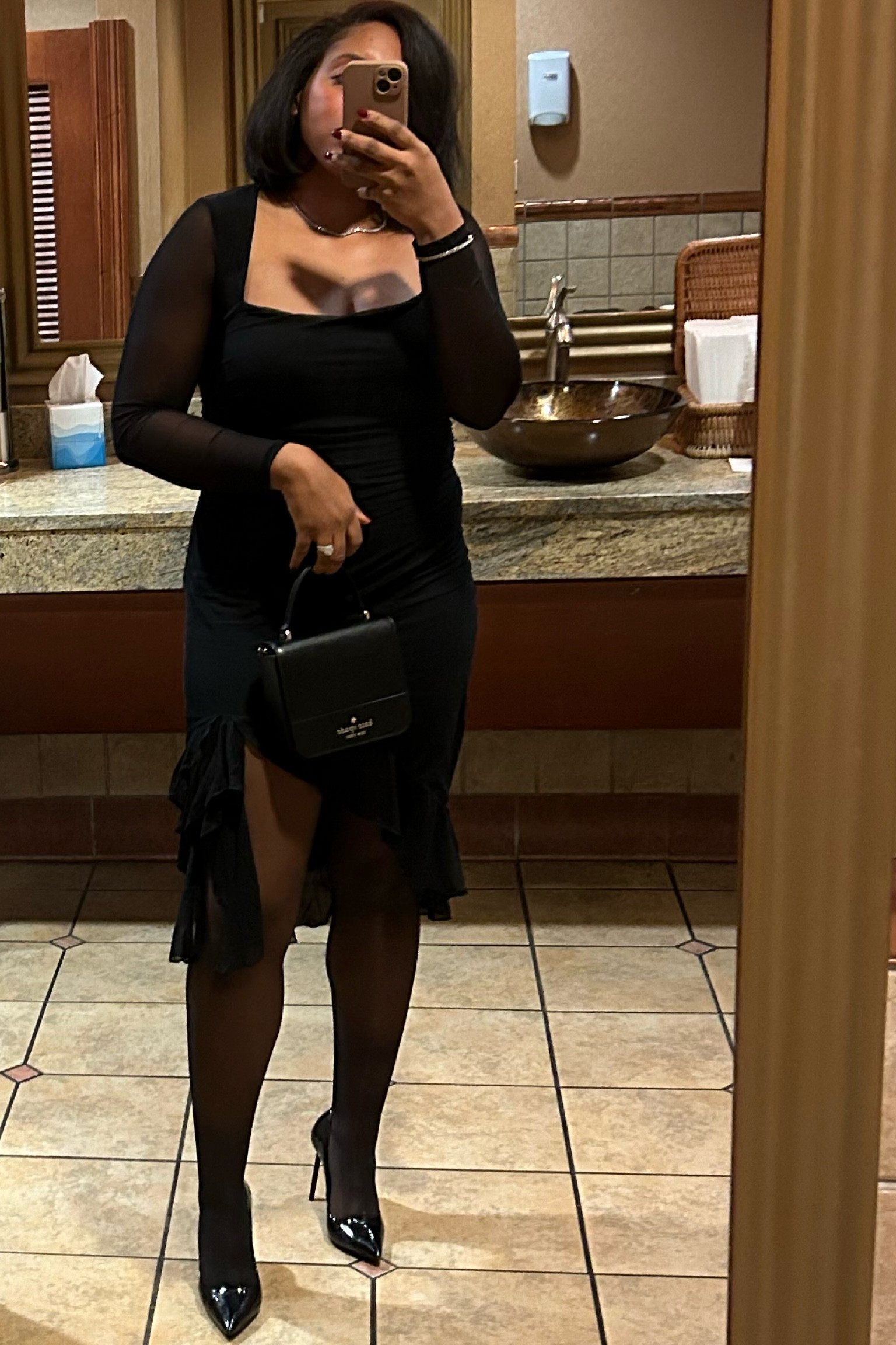 Loved this all black number!! It’s stretchy and hugs you in the right places. I’m wearing a medium! Perfect for a date night or girls night!

#LTKBeauty #LTKFindsUnder50 #LTKParties