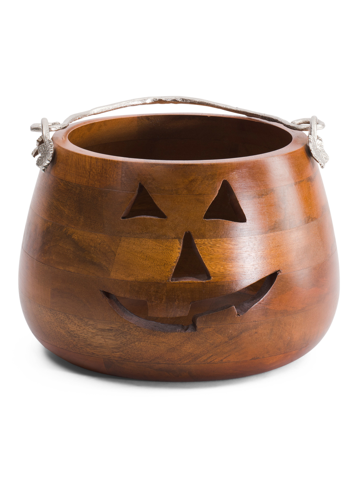 Jack O Lantern Wooden Candy Bowl | TJ Maxx