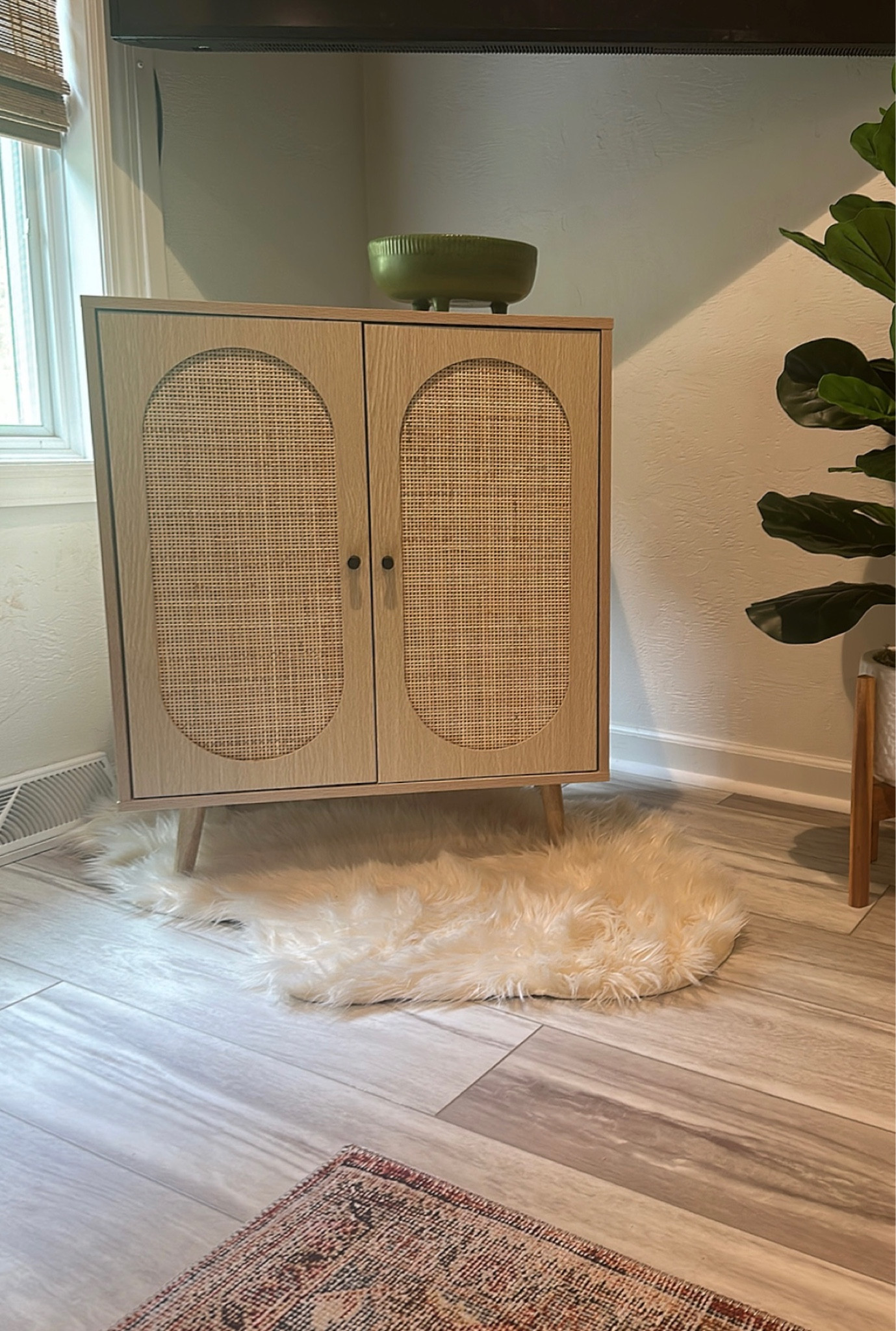 Rattan sideboard cabinet 

#LTKhome