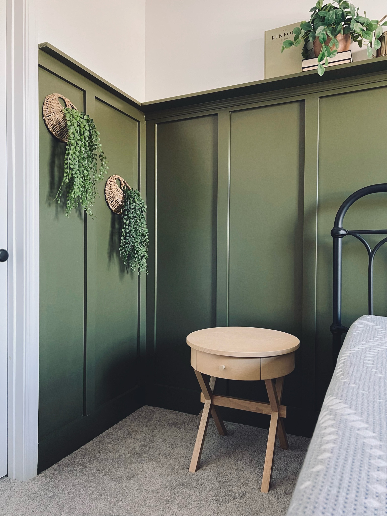 A glimpse of my vintage cottage inspired room within my modern farmhouse build. You can definitely step outside your comfort zone with a splash of paint. The paint is from Behr in a satin finished. Love it 🥰 

#LTKhome #LTKxTarget #LTKfindsunder100