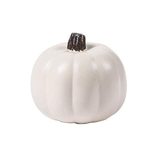 Fun Express White Craft Pumpkin - 5 inch - DIY Halloween and Fall Home Decor | Amazon (US)