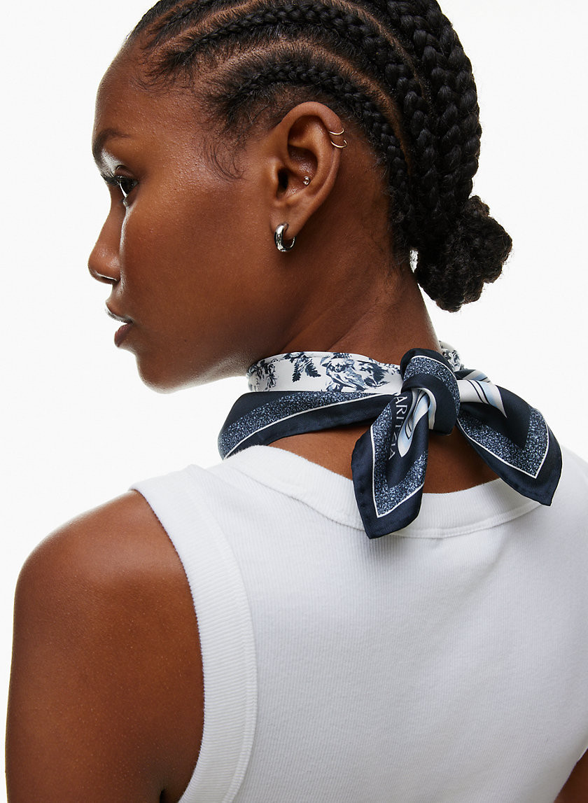 ELITE SILK SMALL SCARF | Aritzia