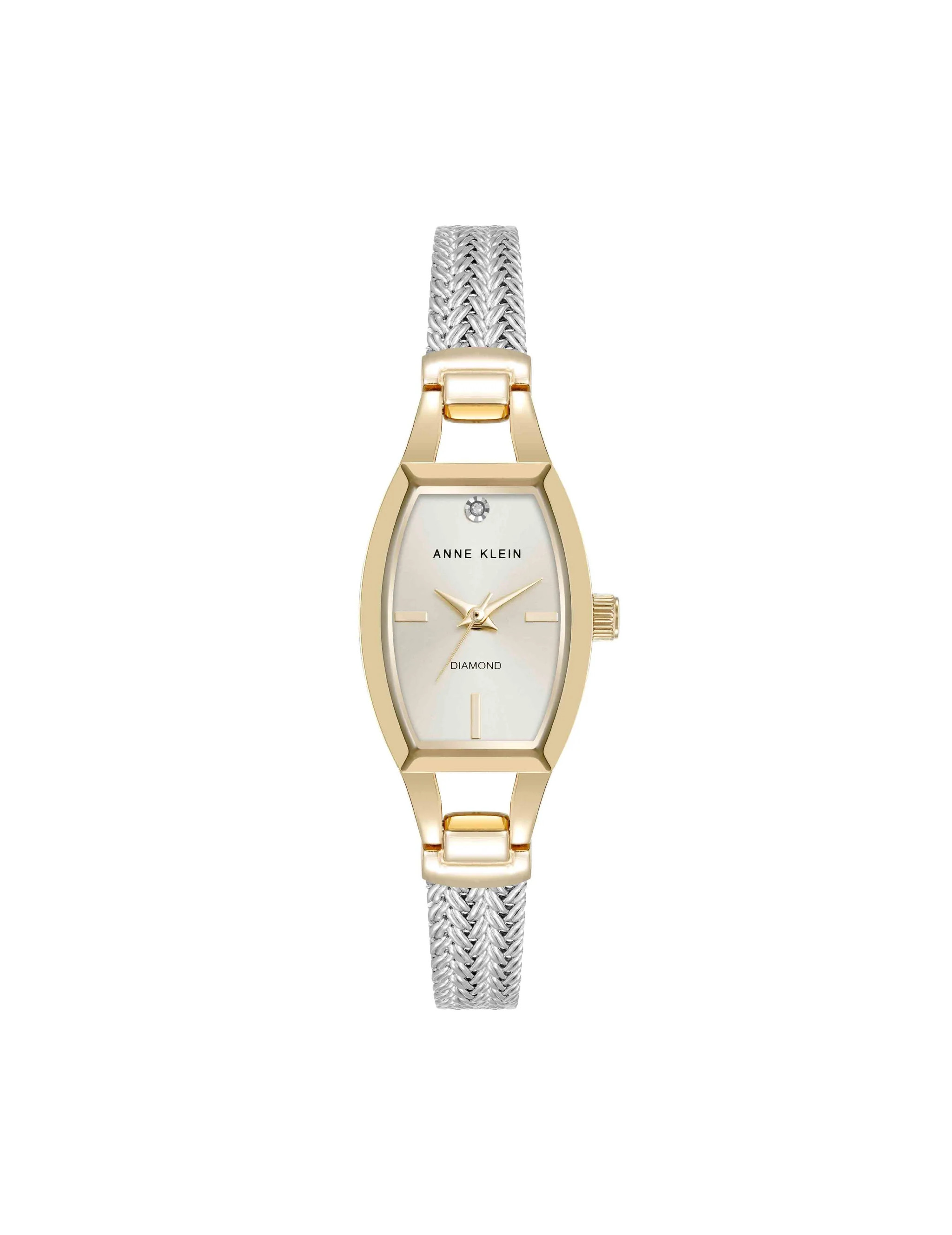 Cushion Case Mesh Bracelet Watch | Anne Klein