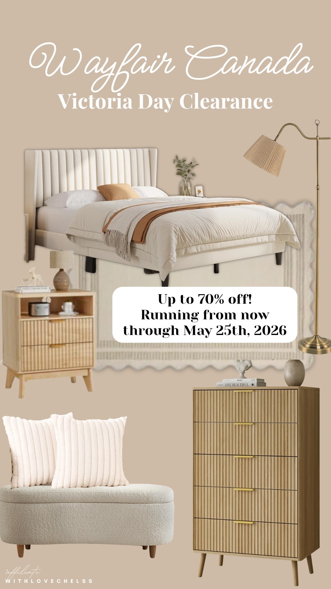 Victoria Day Clearance at Wayfair Canada 

Up to 70% off
Running from now through May 25th, 2026

@wayfaircanada
#WayfairCAPartner #WayfairCAHome

#LTKcanada #LTKsale #LTKhome