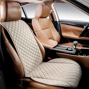 IVICY Linen Car Seat Cover for Cars - Non-Slip Soft & Breathable - Front Car Seat Protector Cover... | Amazon (US)
