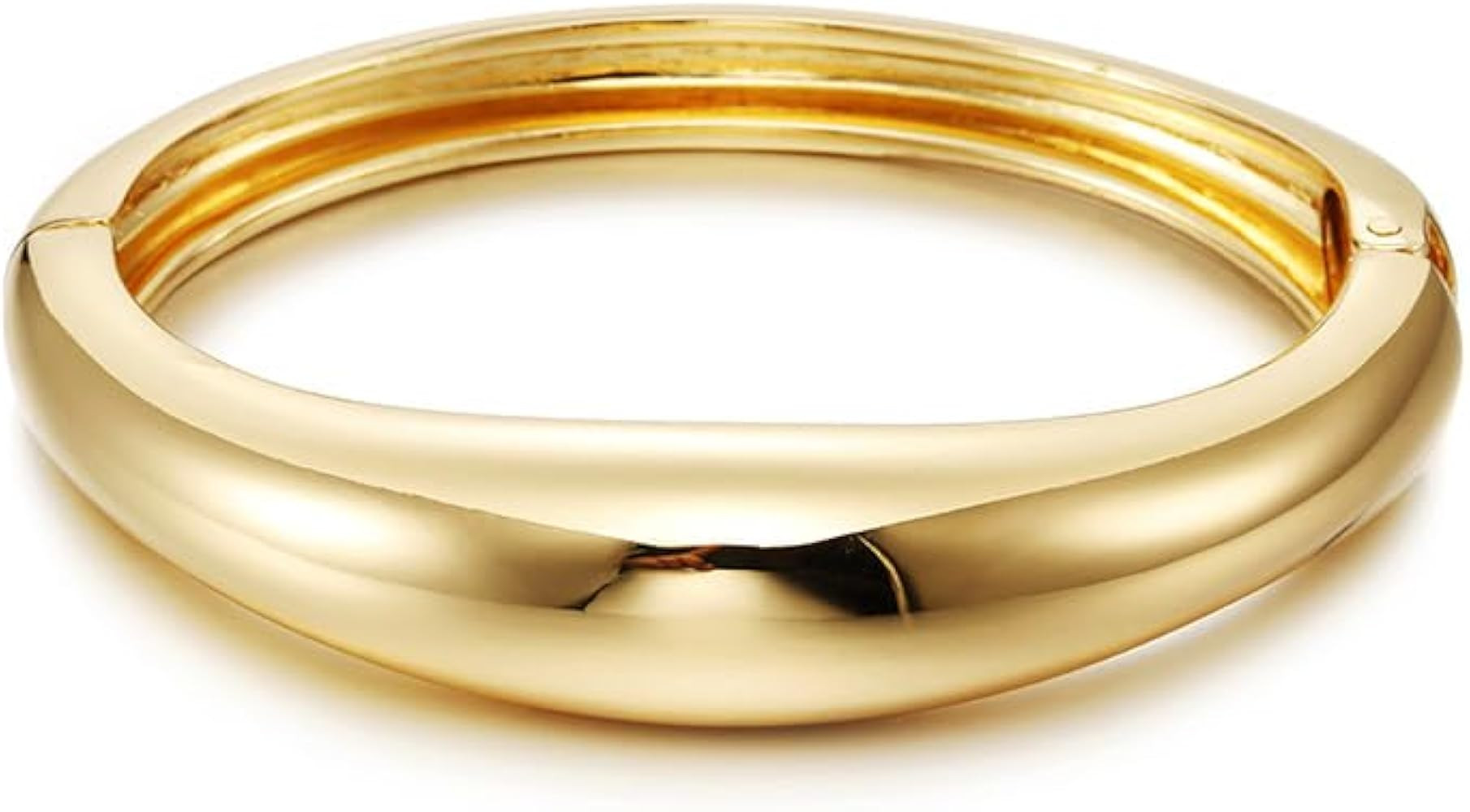 Chunky Gold Bangles for Women Chunky Gold Bracelet Statement Bracelet Wrist Cuff Wrap Bracelet Bo... | Amazon (CA)