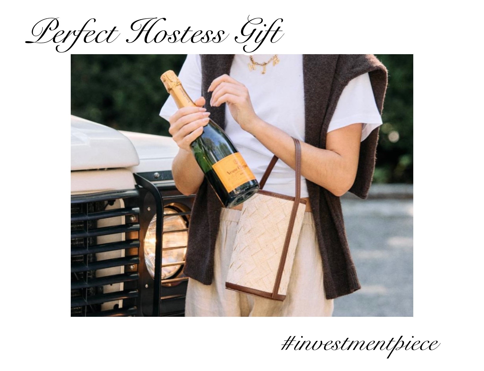 Absolutely love the idea of gifting a chic bag (from personalized to actual bucket bag) with as fave bottle as a hostess gift. I’ve linked a ton of options- all that’s needed is your bottle! #investmentpiece 

#LTKFindsUnder100 #LTKHoliday #LTKGiftGuide