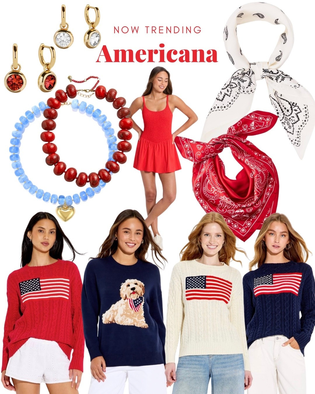 Now Trending : Americana 🇺🇸 

Memorial Day
Labor Day
4th of July 
Summer Atheistic
American Flag
Red, White, and Blue
Vacation Outfits Beach
Summer Outfits

#LTKootd #LTKTravel