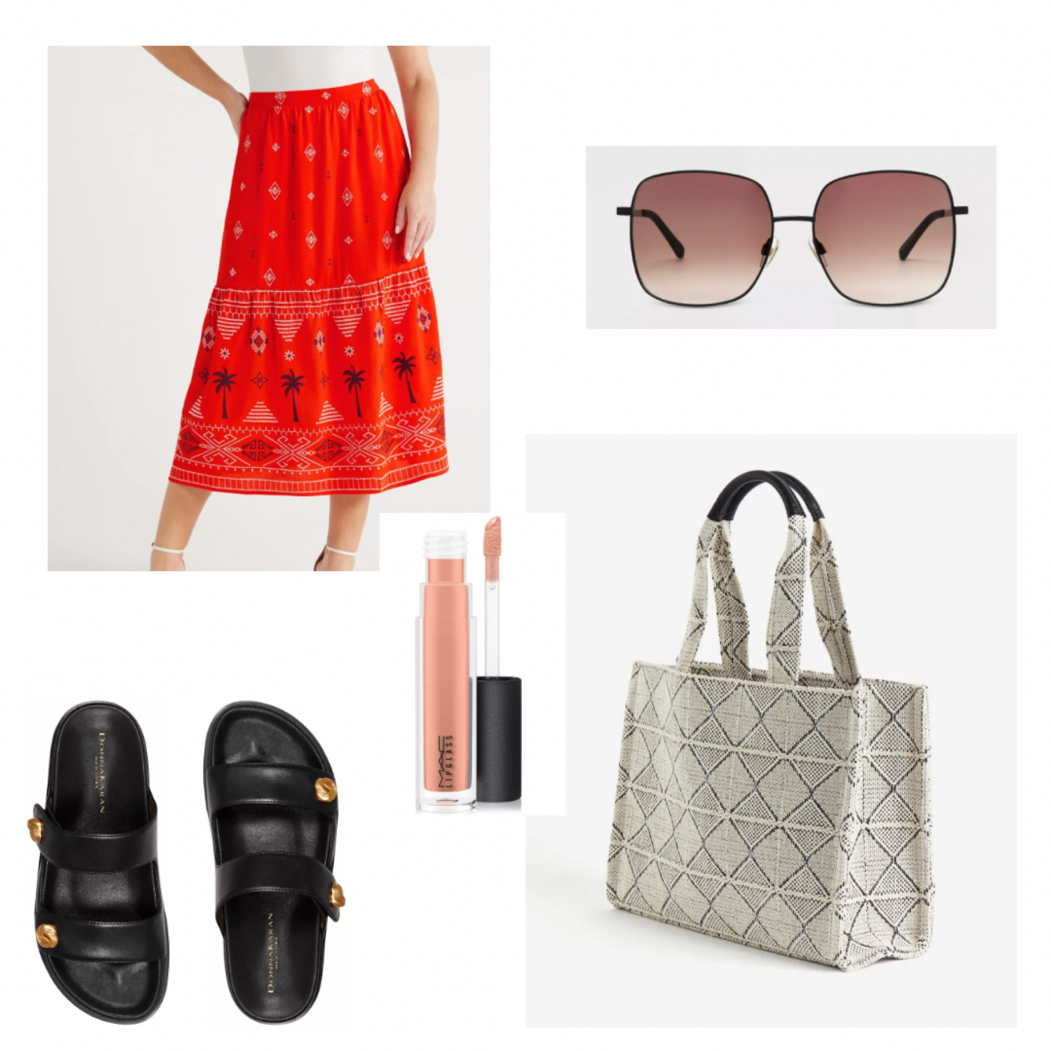 Country concert outfit. Spring outfit. Red embroidered skirt. Neutral tote bag and black sandals

#LTKStyleTip #LTKSeasonal #LTKFestival