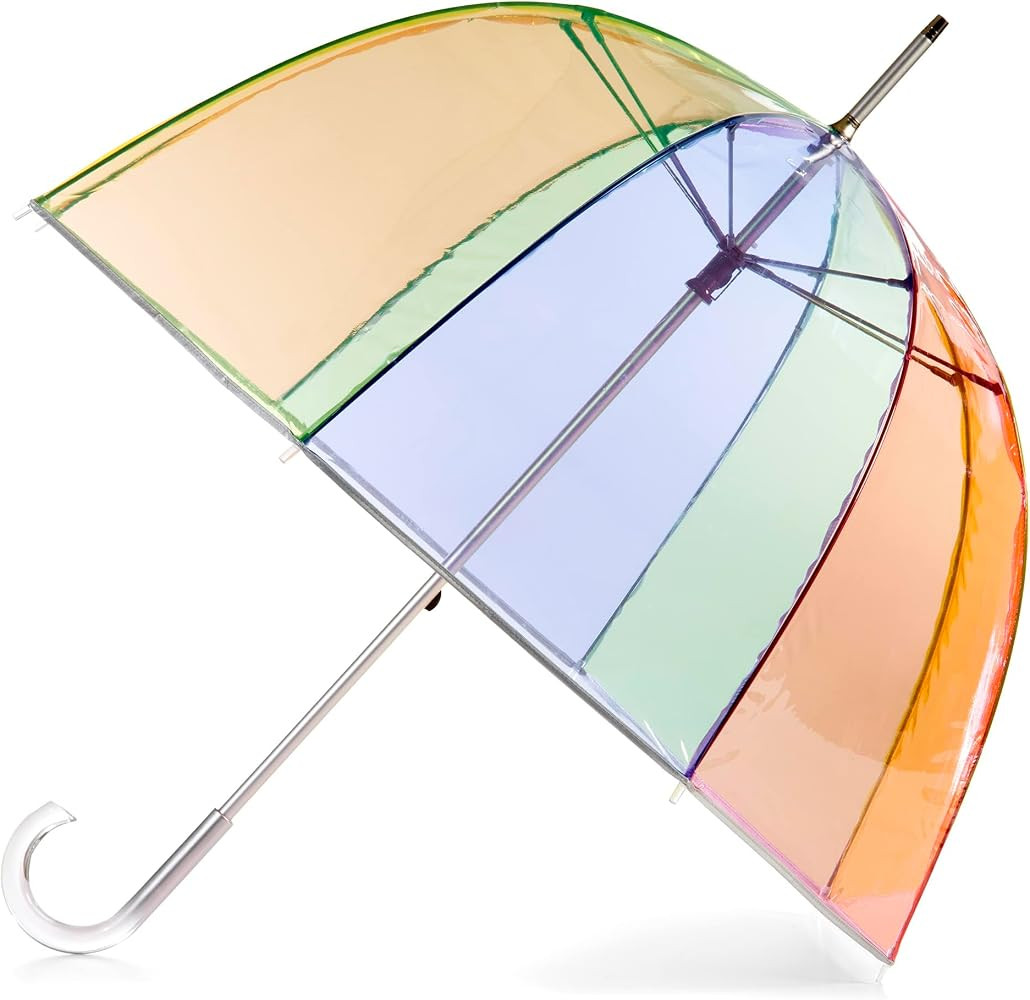 Totes Adult Bubble Umbrella with Dome Canopy and Lightweight Wind and Rain Protection | Amazon (US)