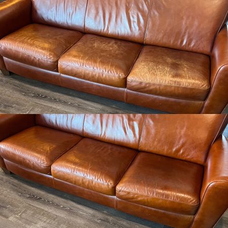 My favorite leather couch cleaner and conditioner set EVER! It makes our leather couch look brand new. It’s super important to condition your leather furniture to avoid the leather cracking. I usually do this every couple of months! 

#LTKfindsunder50 #LTKhome