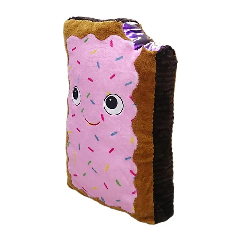 Jumbo Frosted Toaster Pastry Plush, Pink and White, 31", Valentine's Day by Way To Celebrate | Walmart (US)