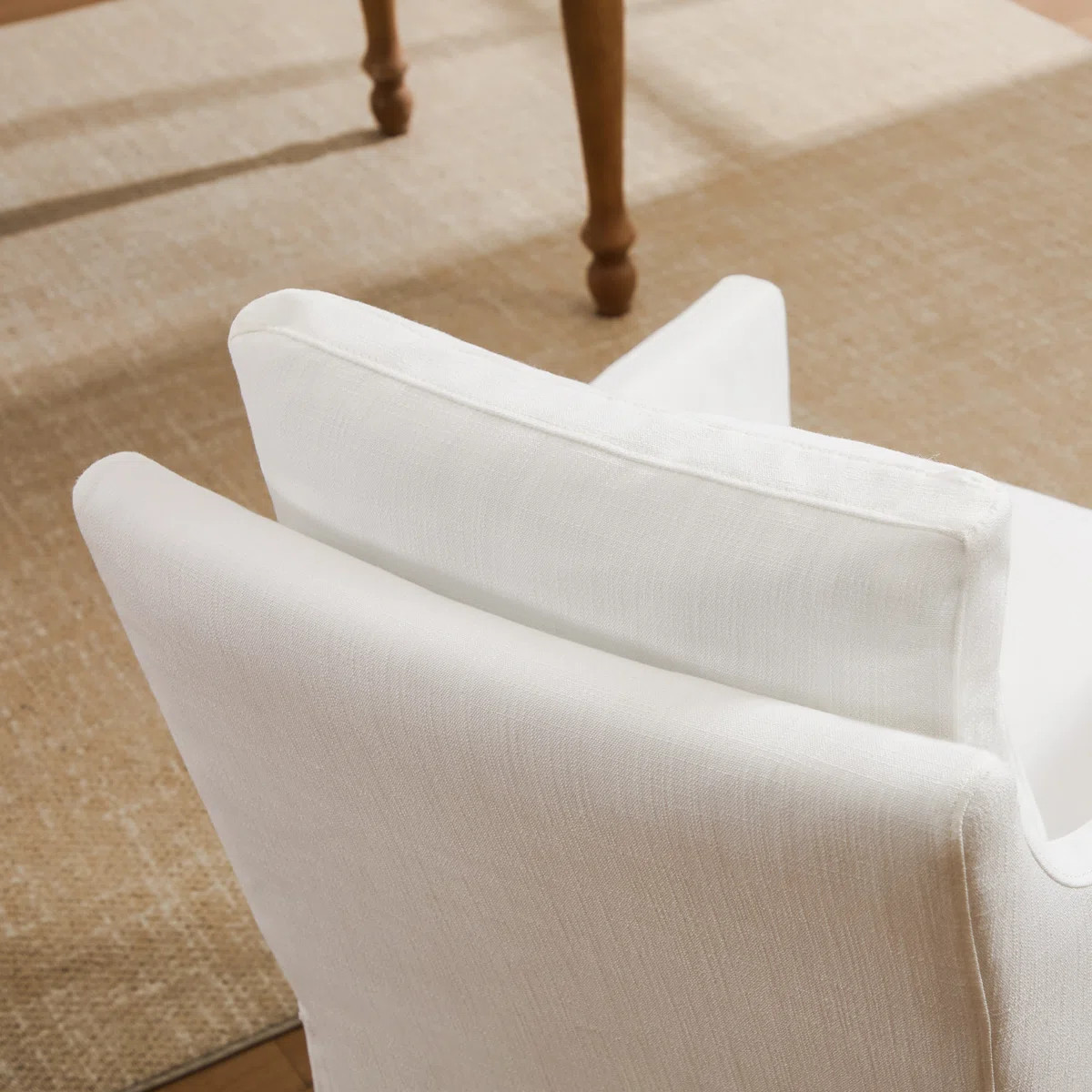 Linen Upholstered Armchair | Wayfair North America