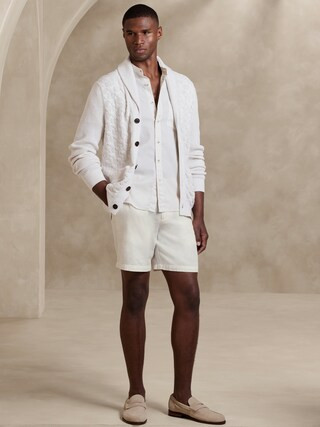 7" Linen-Cotton Short | Banana Republic Factory
